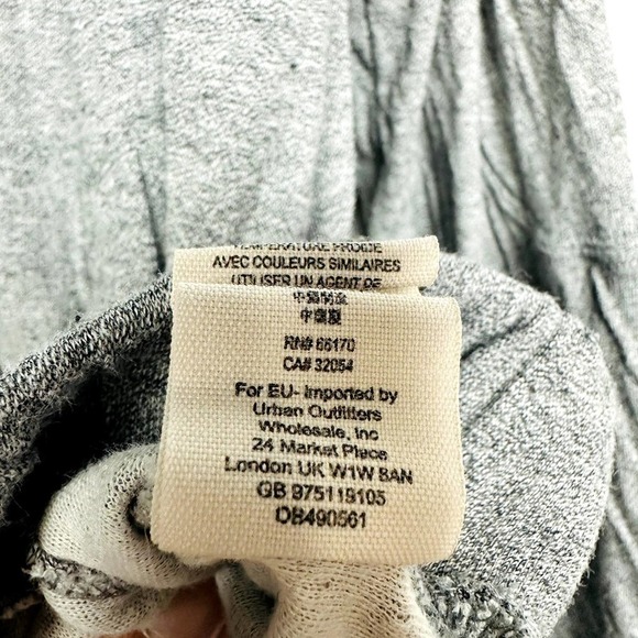 Free People Pre-Loved Kimmie Hoodie Drawstring Pullover Sweatshirt Gray Sz Small - Picture 11 of 11